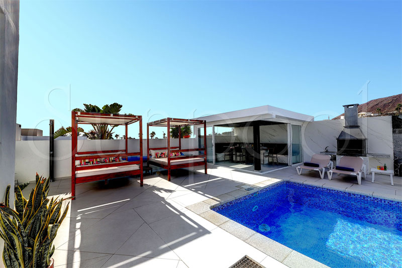Casa Bissau - alquiler de villas en lanzarote con piscina privada